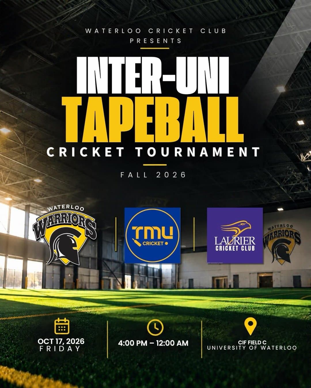 Inter-Uni Tapeball Cricket Tournament