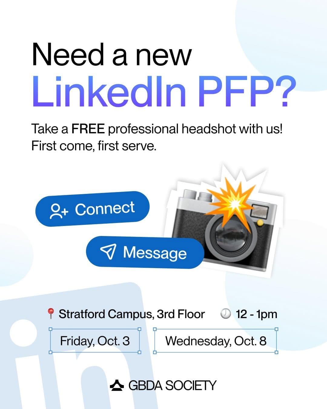 LinkedIn Headshot Event