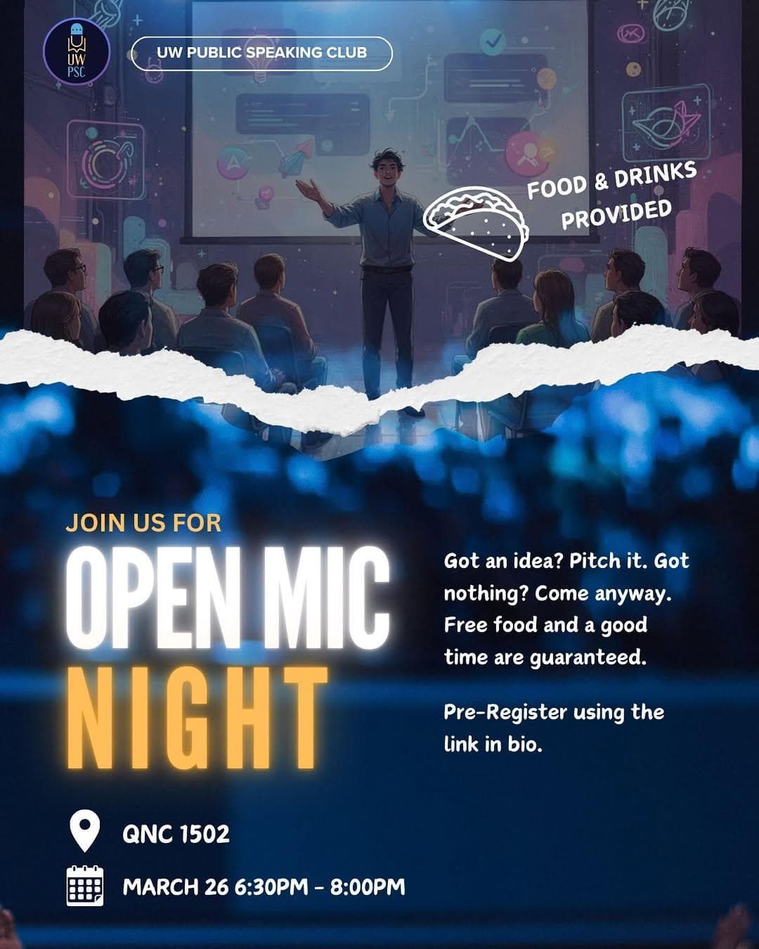 UWPSC Open Mic Night