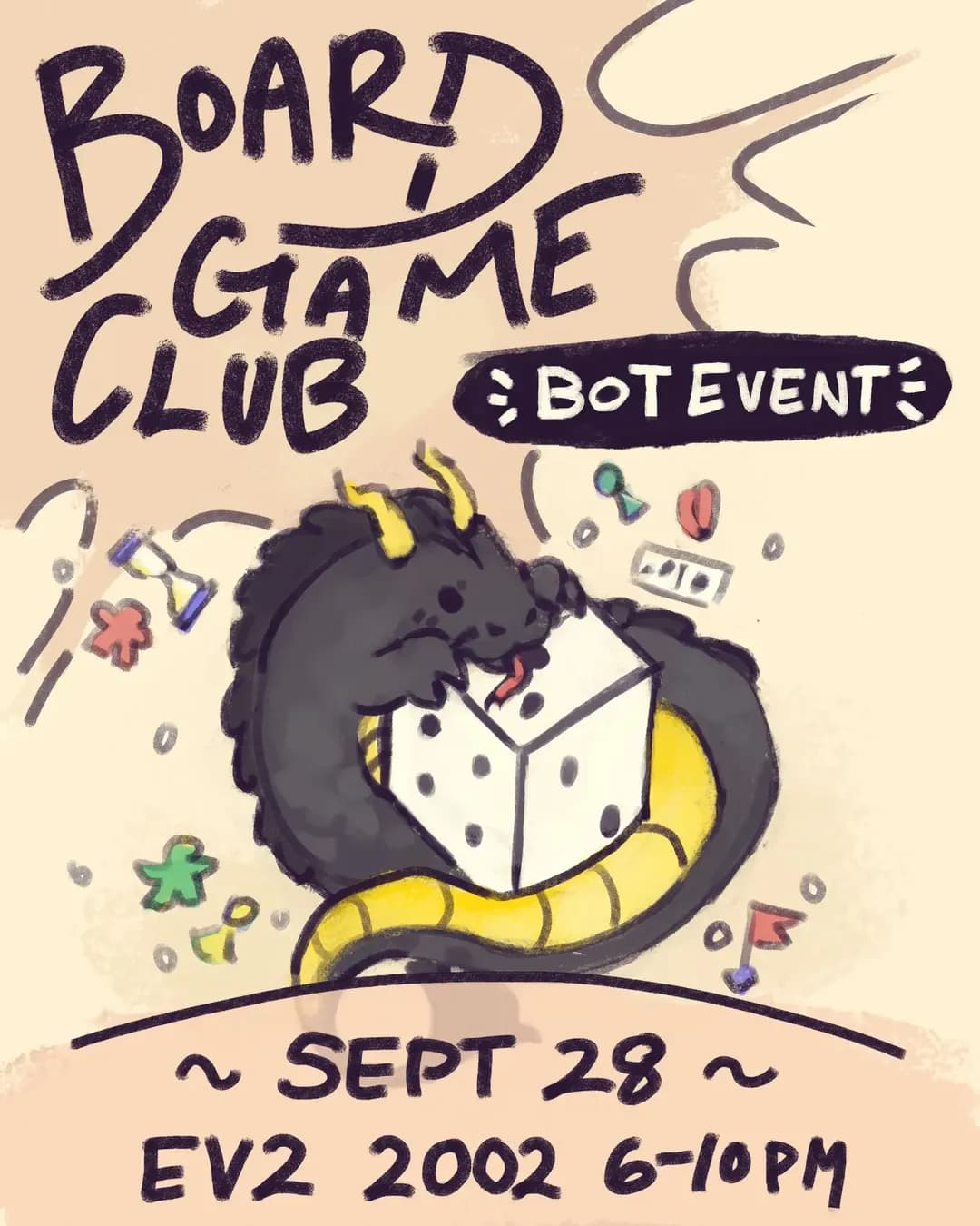 Beginning Of Term Board Game Club Event