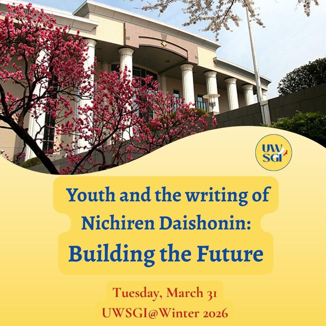 Youth And The Writing Of Nichiren Daishonin: Building The Future