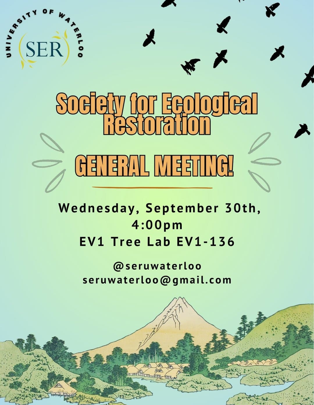 Society For Ecological Restoration General Meeting
