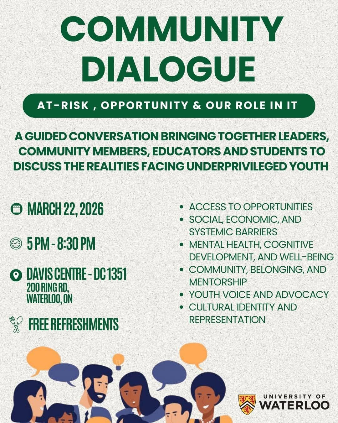 Community Dialogue: At-Risk Youth, Opportunity & Our Role In It