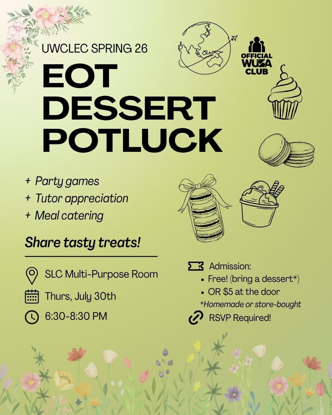 UWCLEC End-of-Term Potluck