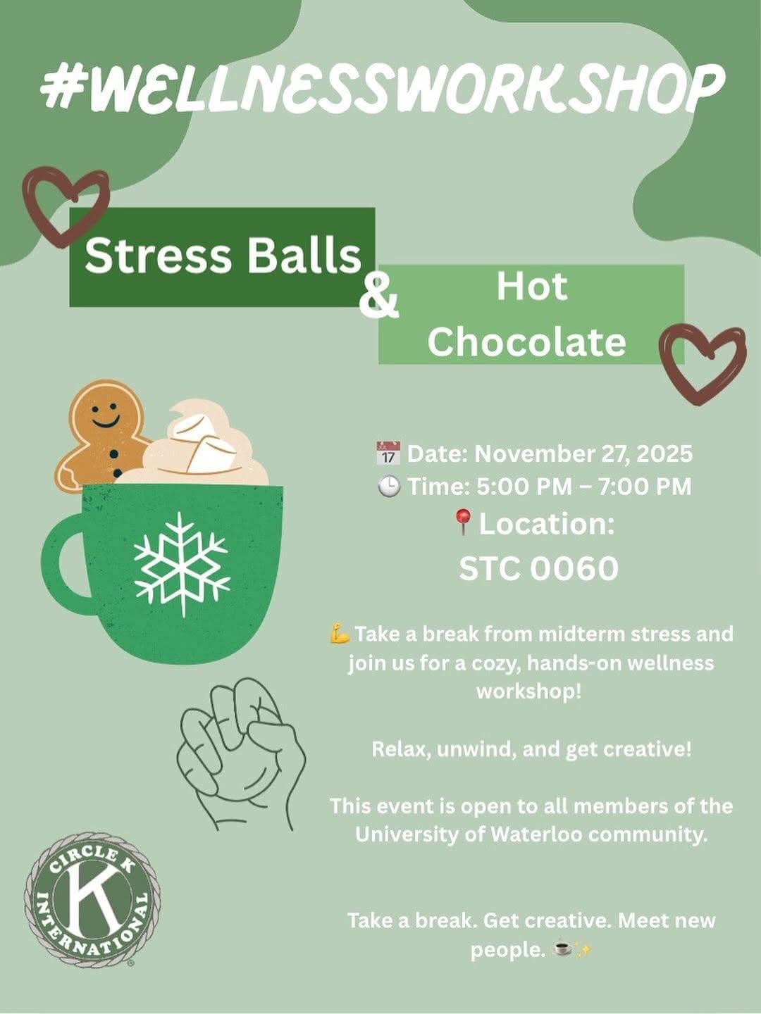 Stress Balls & Hot Chocolate Workshop