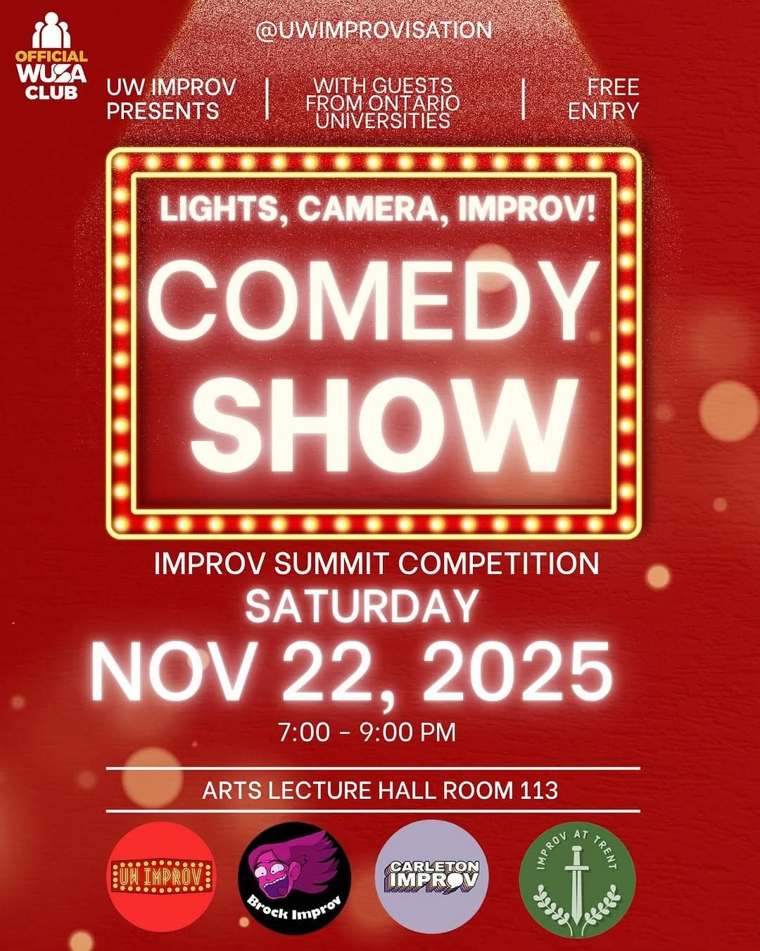 Lights, Camera, Improv! Comedy Show