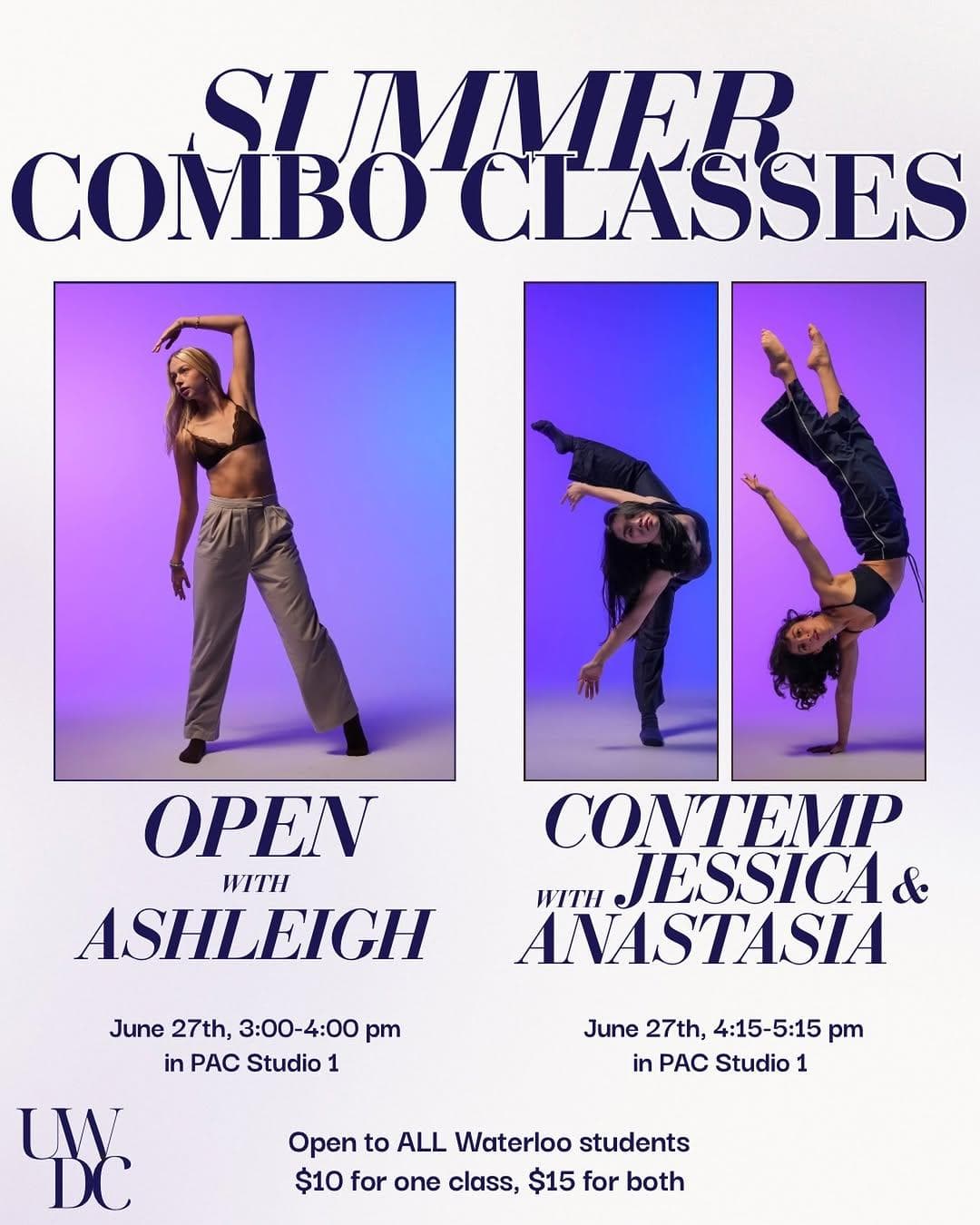 Summer Combo Classes