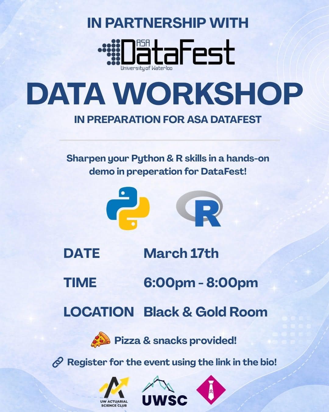 ActSci Club x Stats Club Data Workshop
