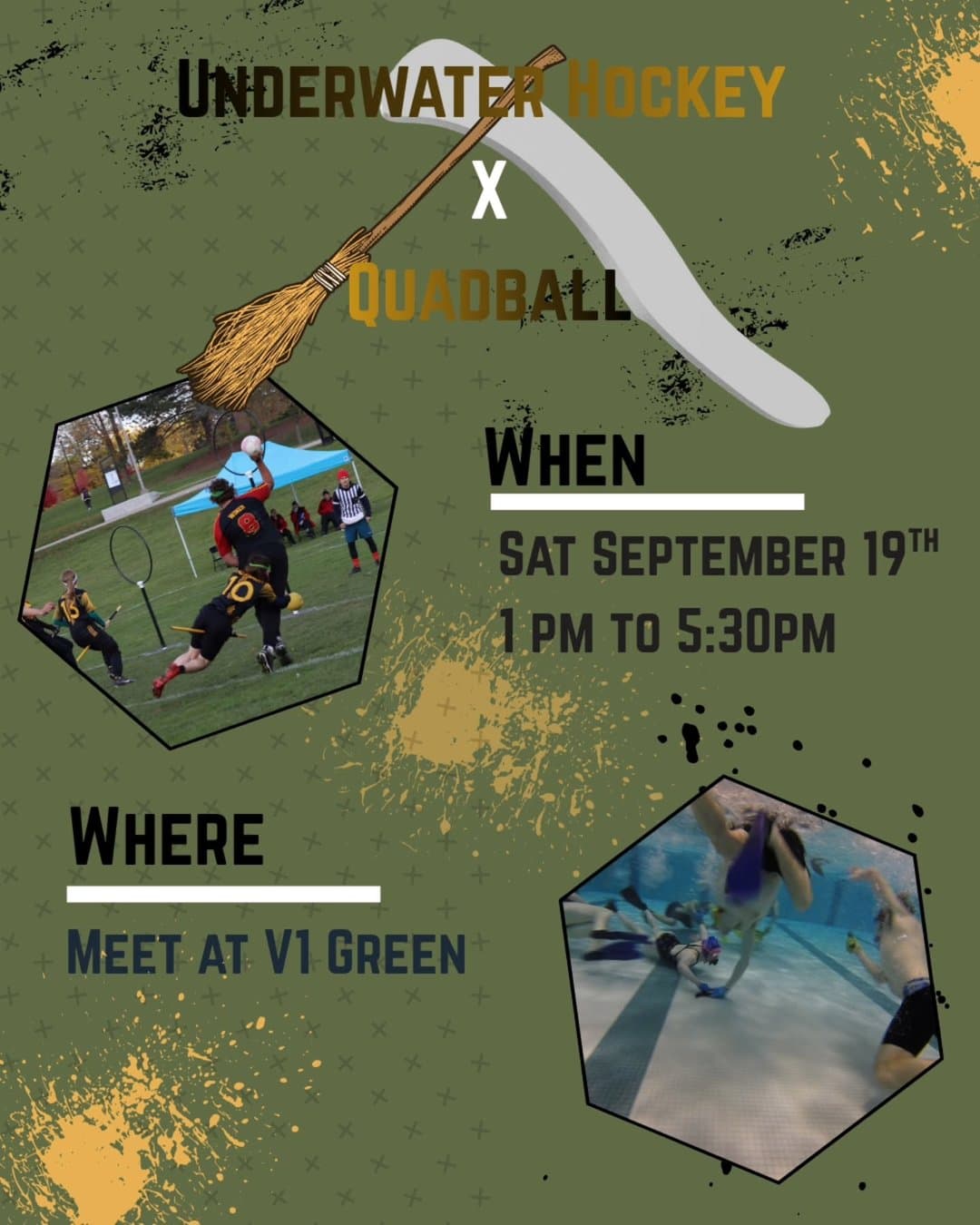 Quadball and Underwater Hockey Collaborative Event
