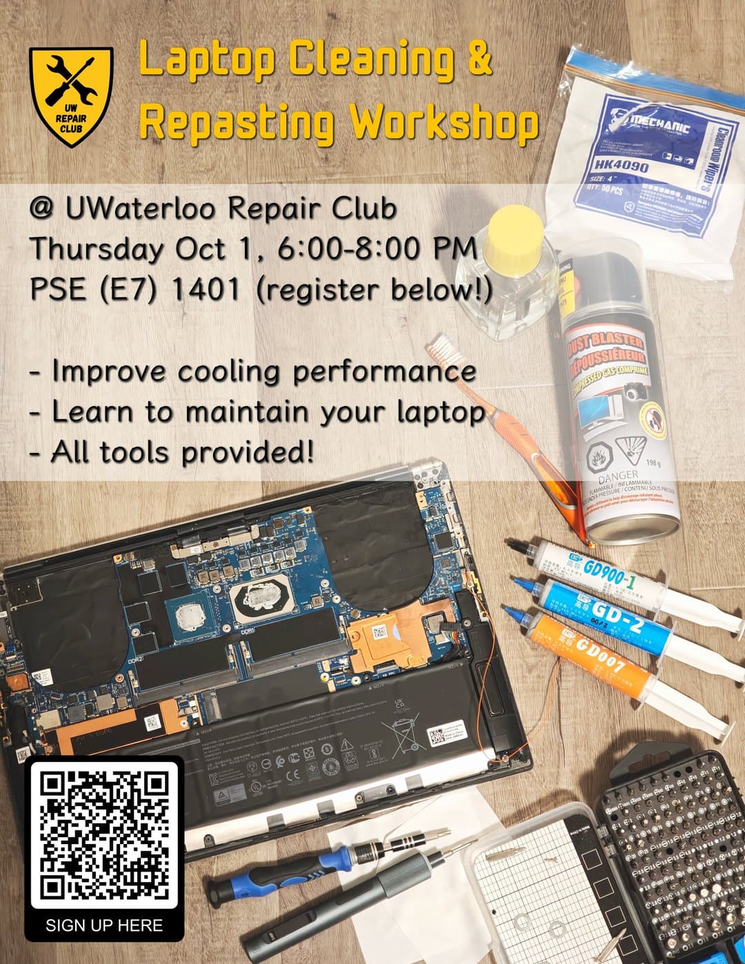 Laptop Cleaning & Repasting Workshop