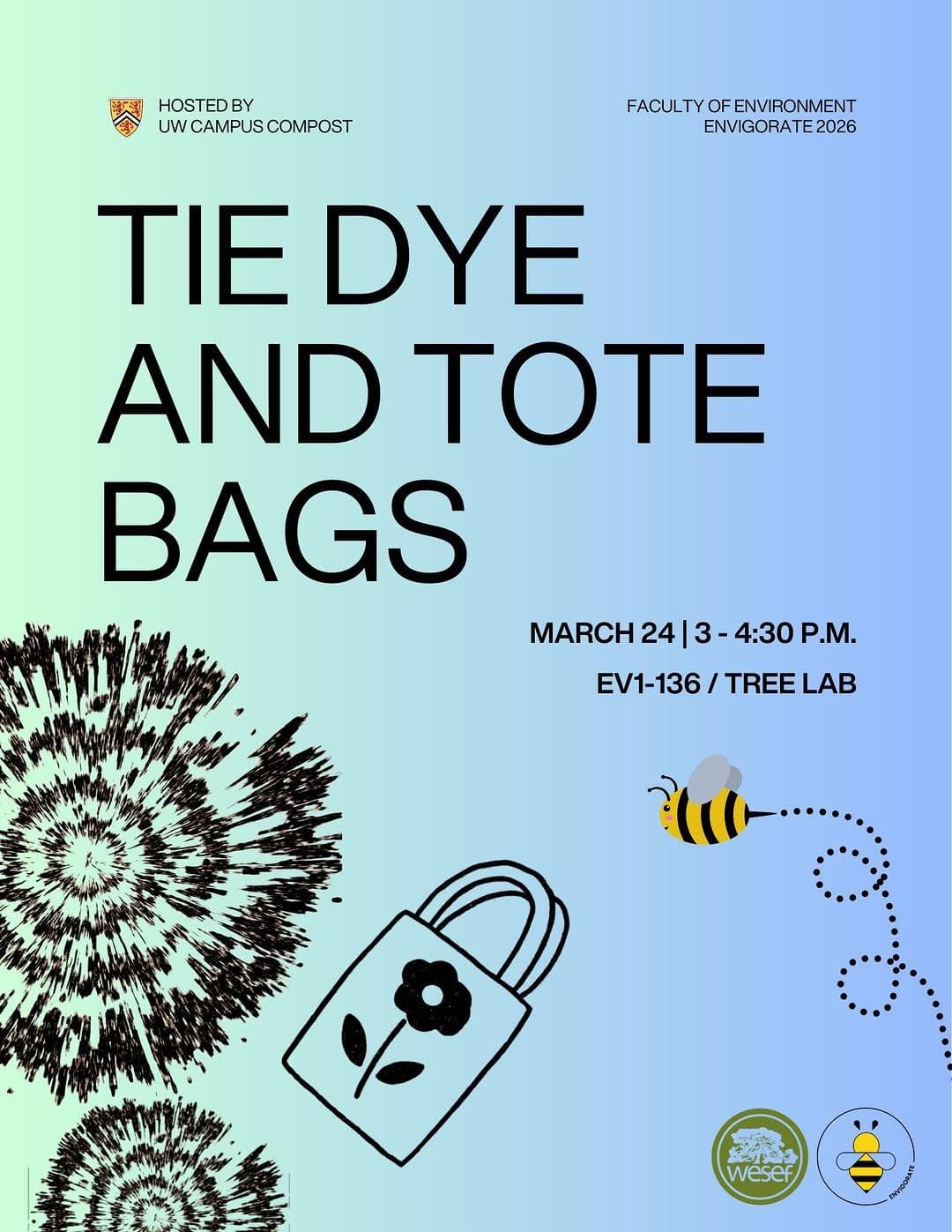 Tie Dye And Tote Bags