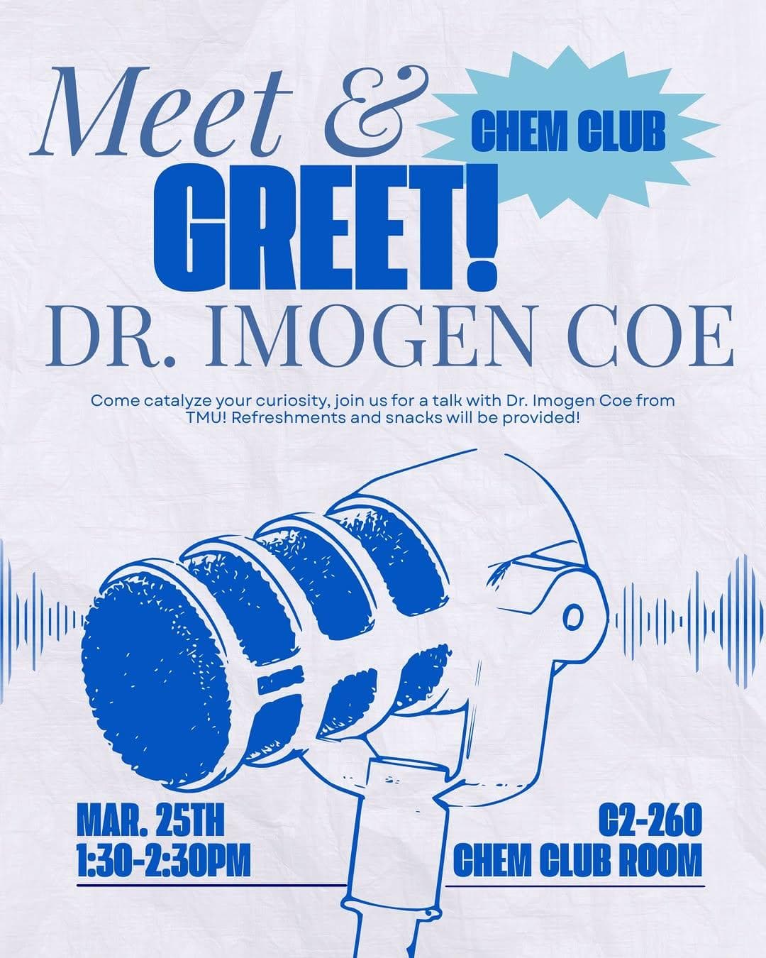 Meet & Greet With Imogen Coe