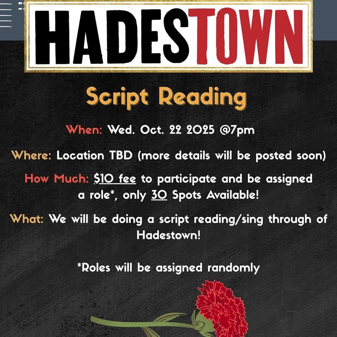 Script Reading of Hadestown