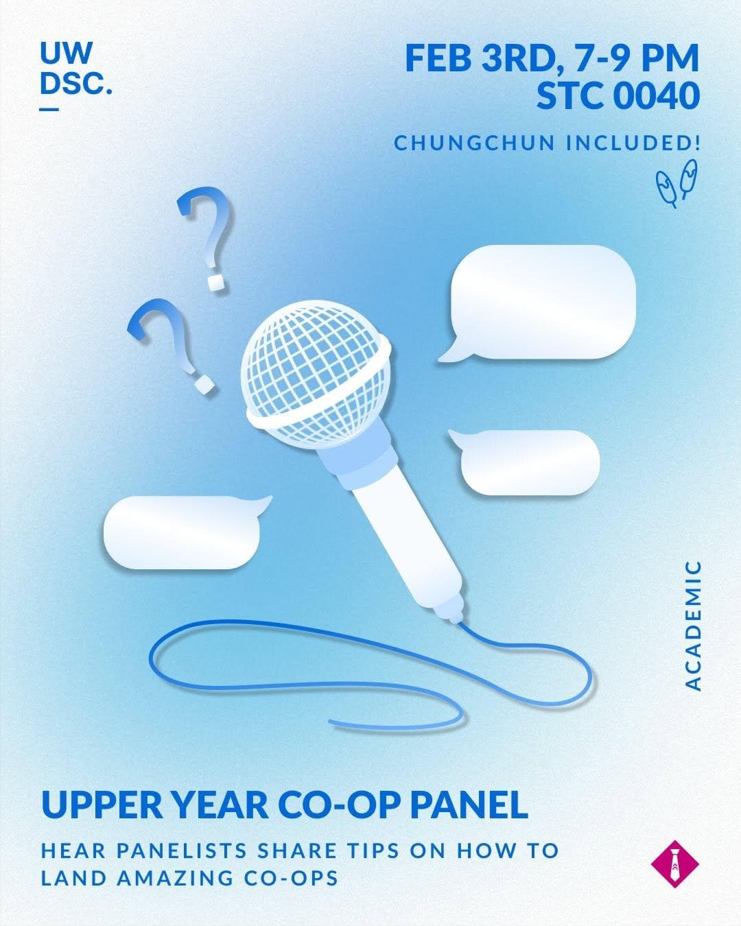 Upper Year Co-op Panel