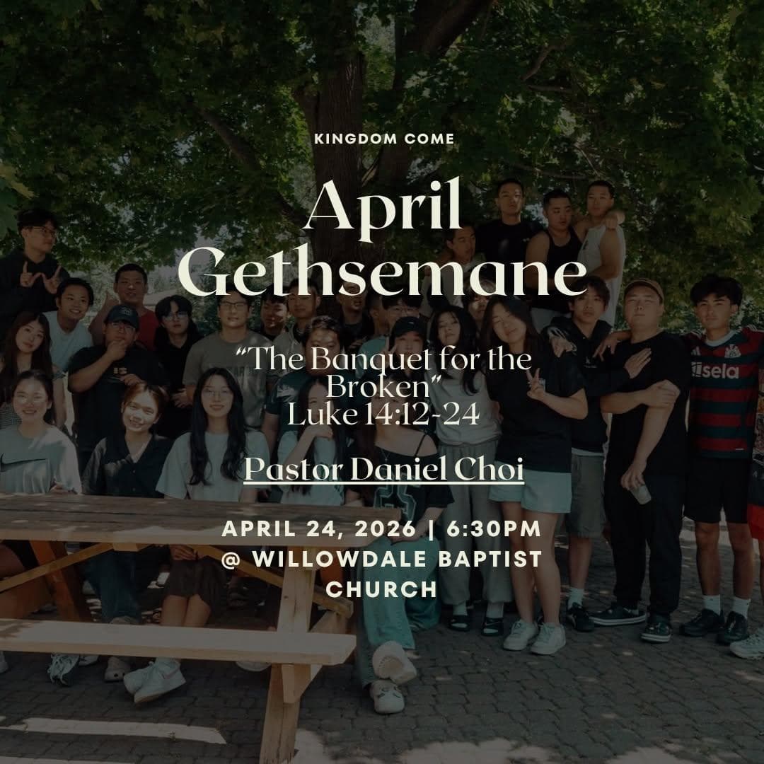 April Gethsemane