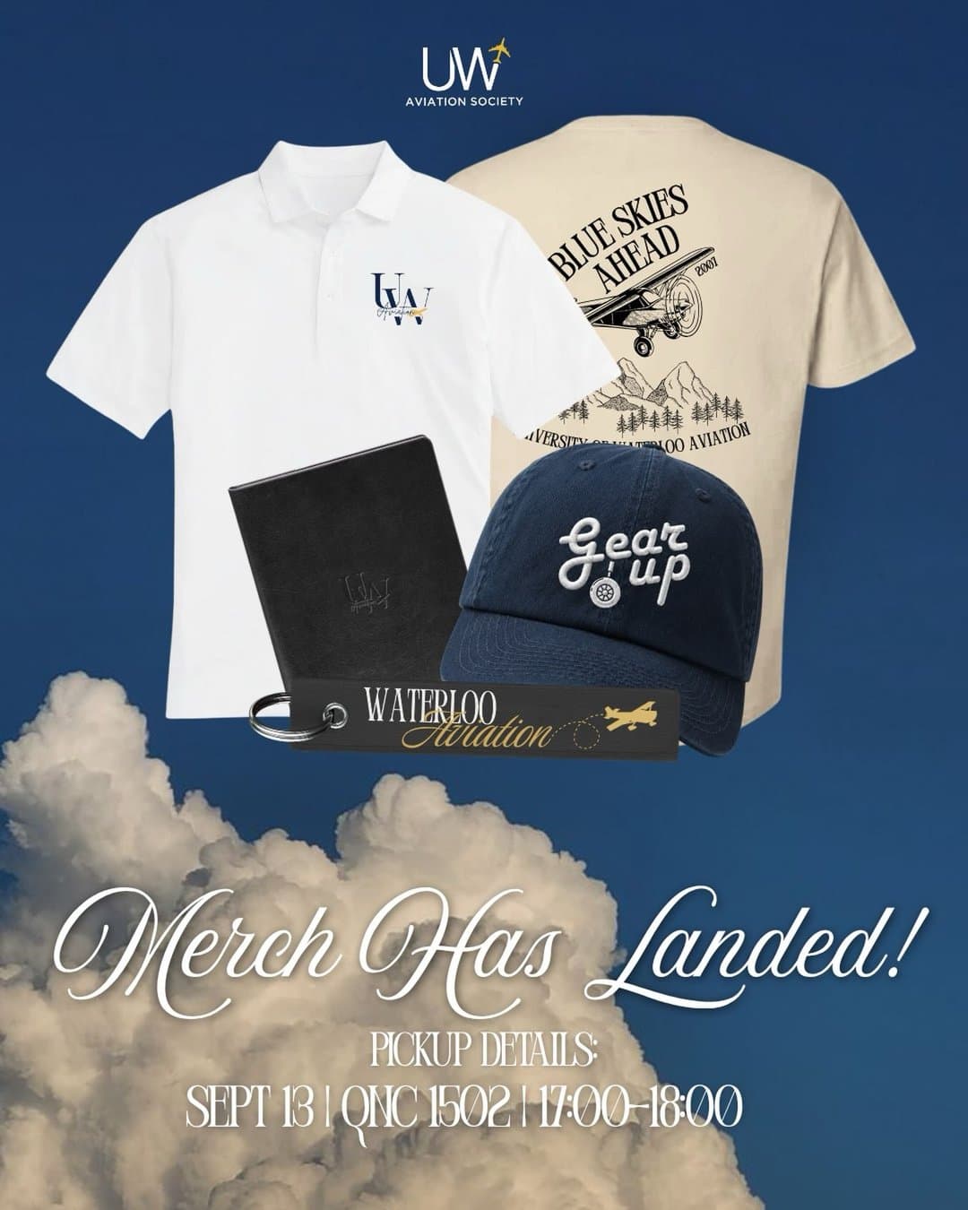 Merch Pickup For UW Aviation