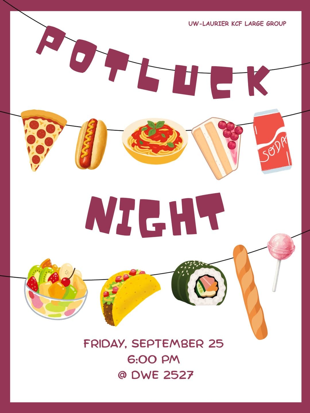 KCF Potluck Night