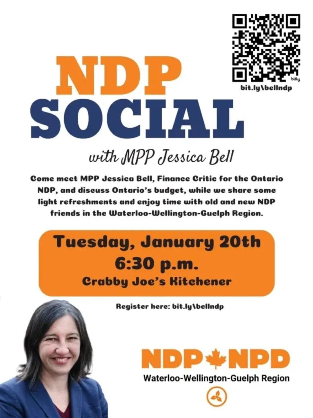 NDP Social With MPP Jessica Bell