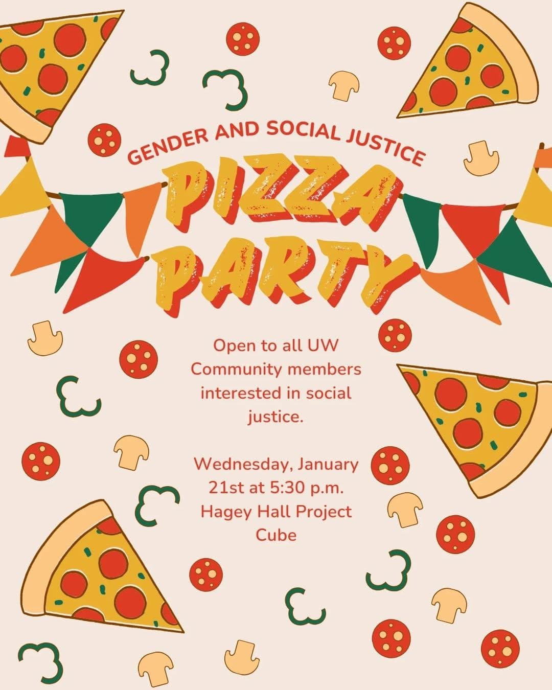 Gender And Social Justice Pizza Party