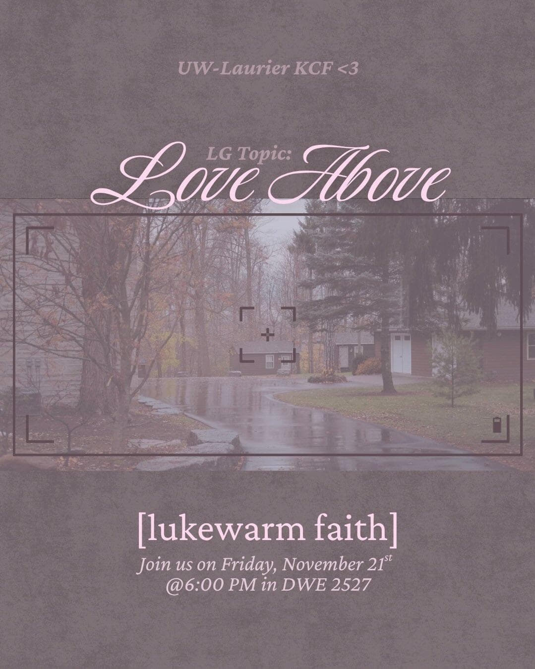 Love Above Lukewarm Faith