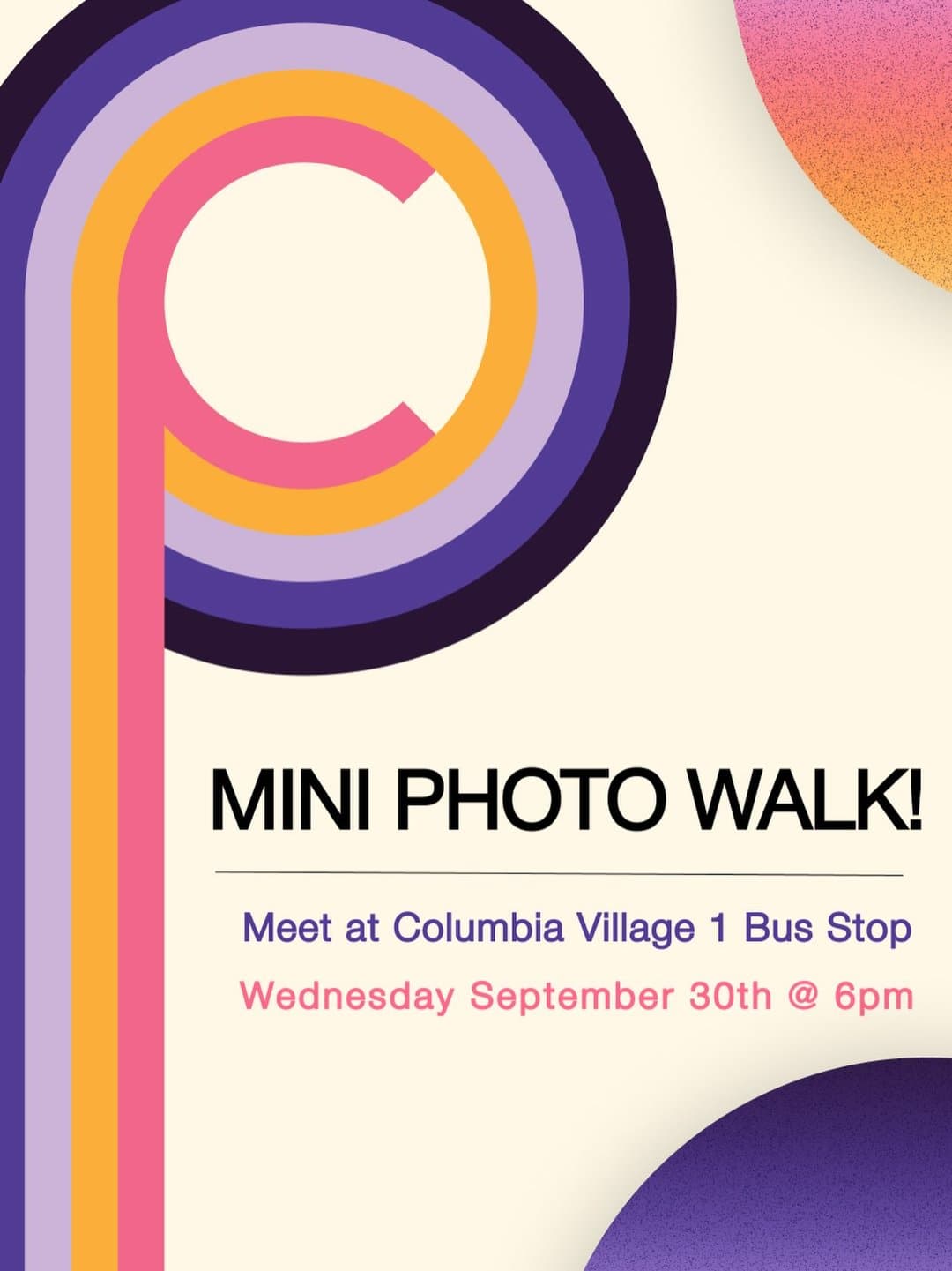 Mini Photo Walk