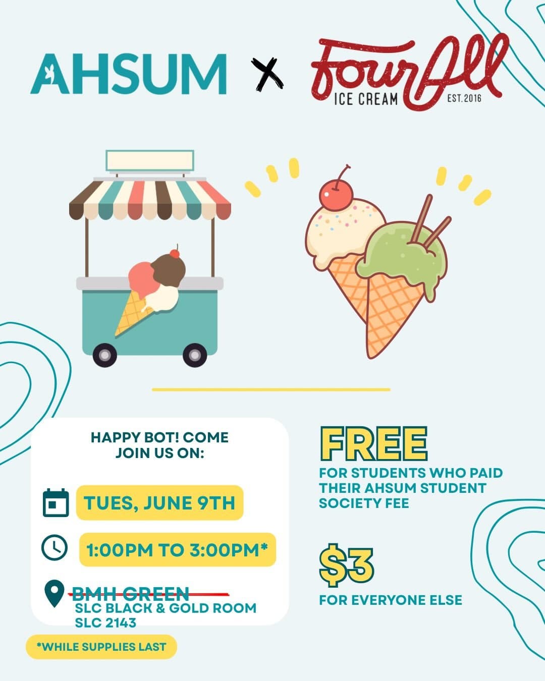 AHSUM x Four All Ice Cream