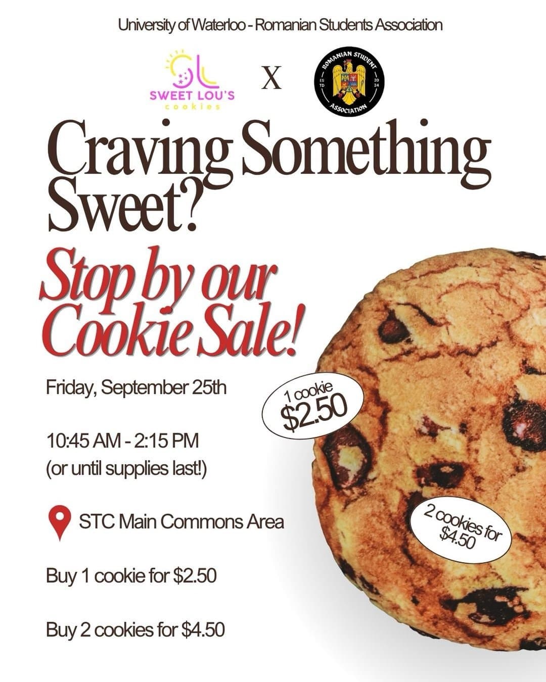Craving Something Sweet? Cookie Sale!