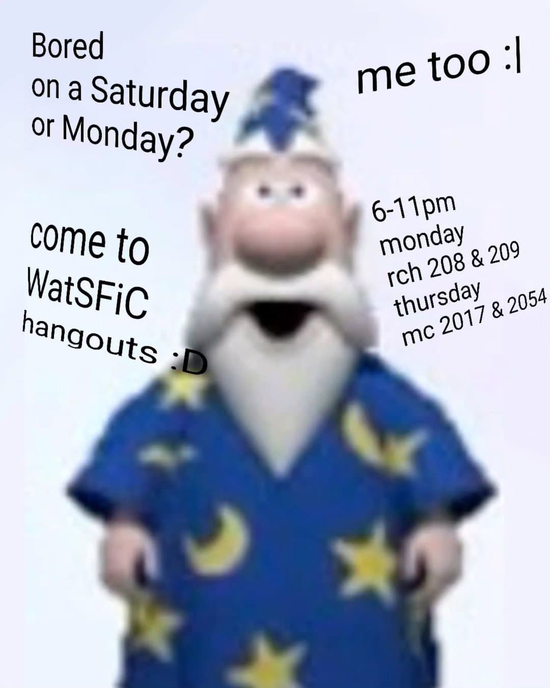WatSFiC Hangouts