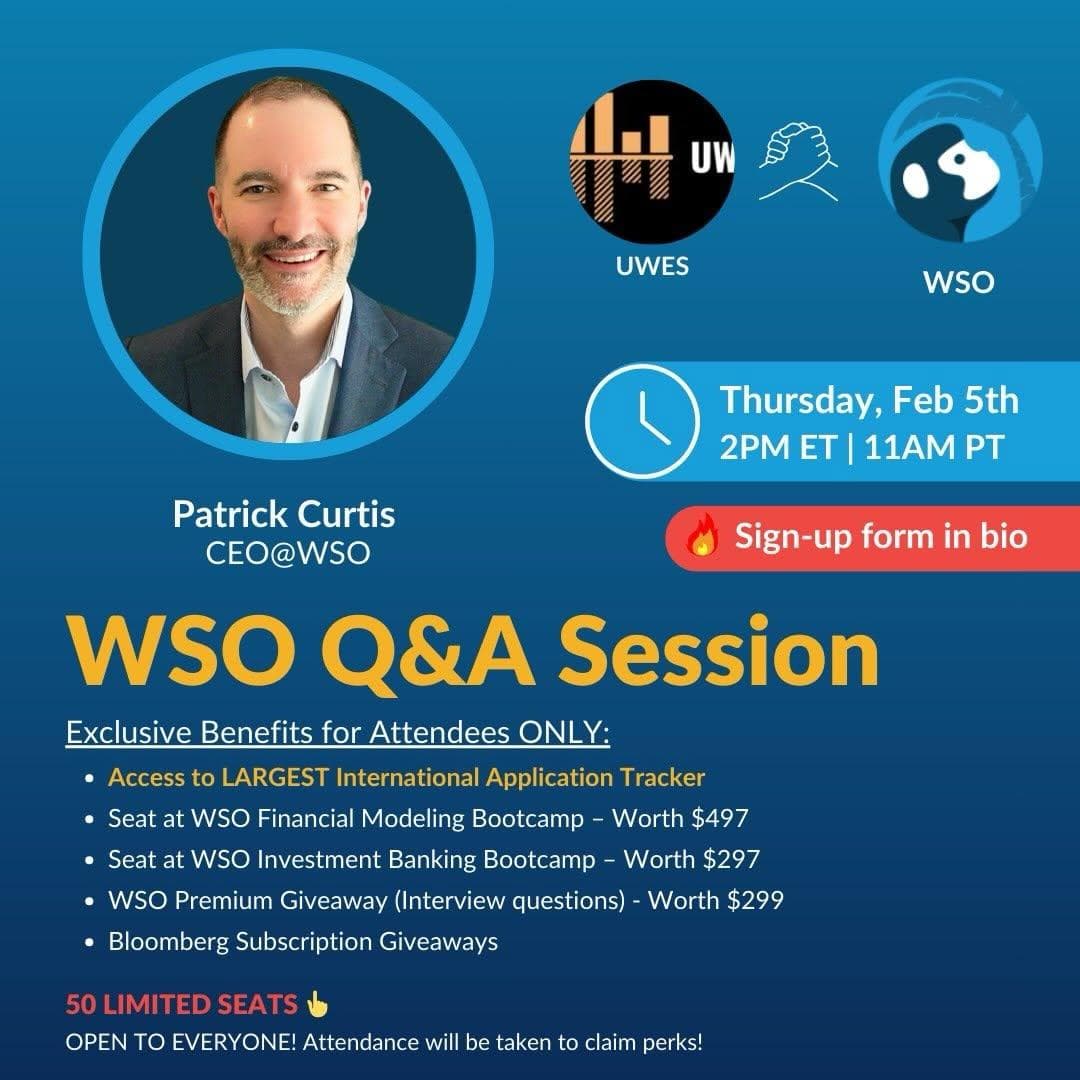WSO Q&A With Patrick Curtis, CEO Of Wall Street Oasis