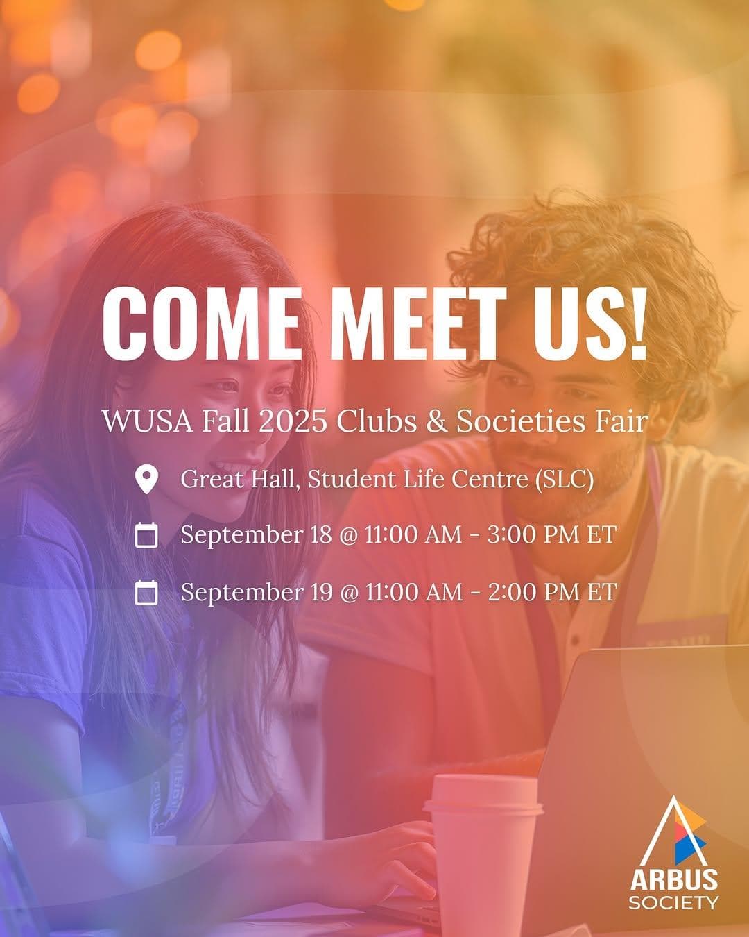 WUSA Fall 2025 Clubs & Societies Fair