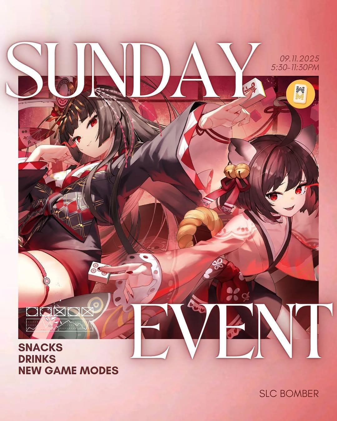 Riichi Mahjong Sunday Event
