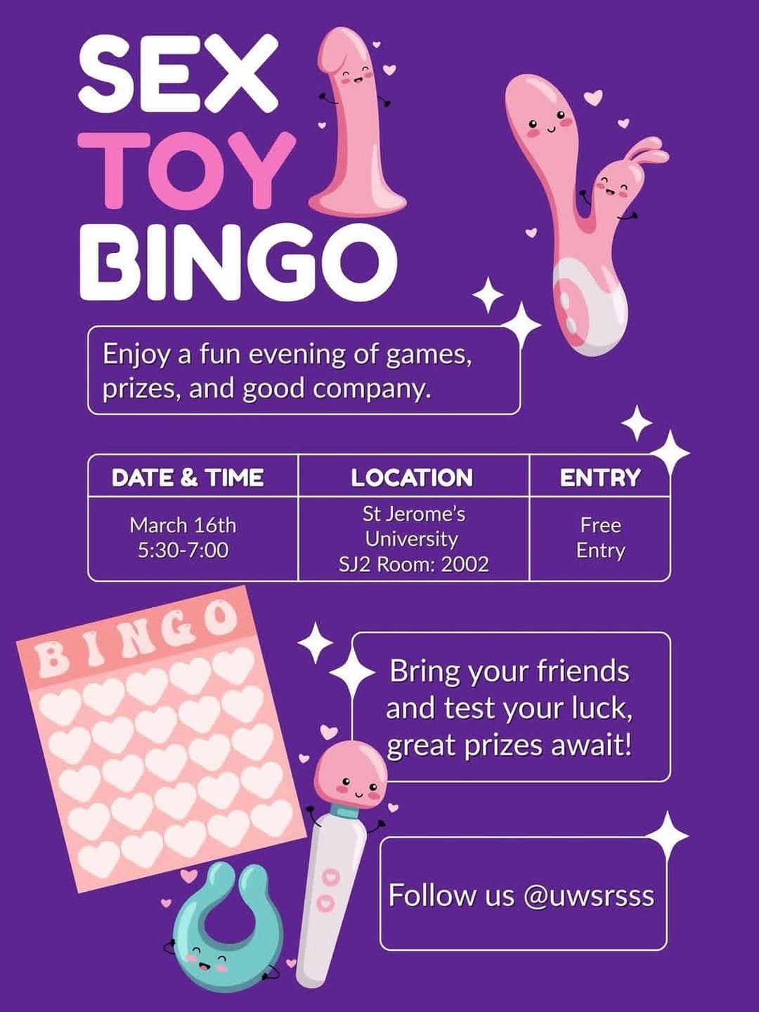 Sex Toy Bingo