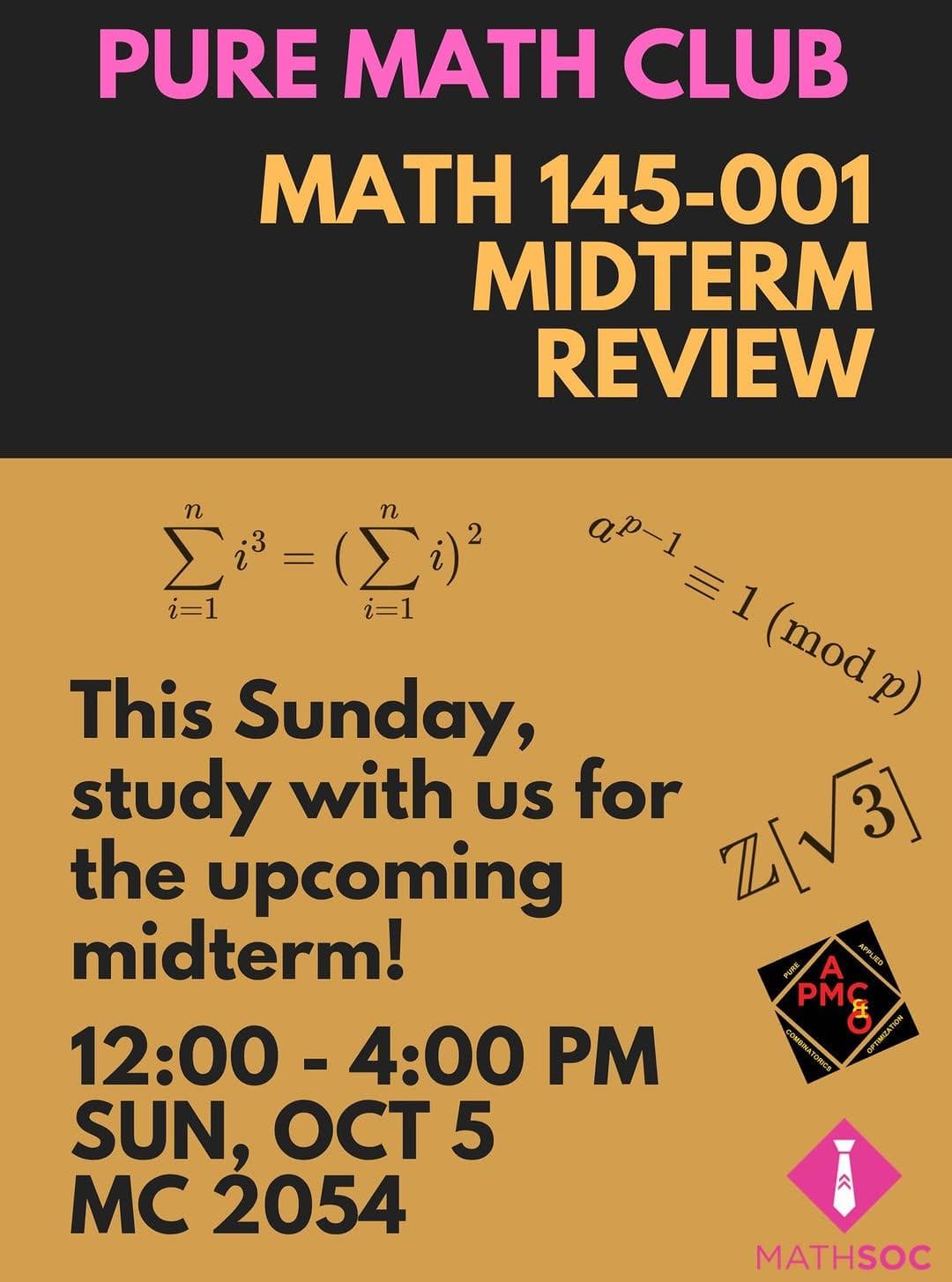 Math 145-001 Midterm Review