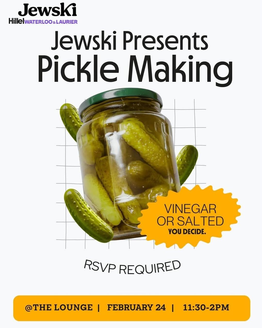 Jewski Presents Pickle Making