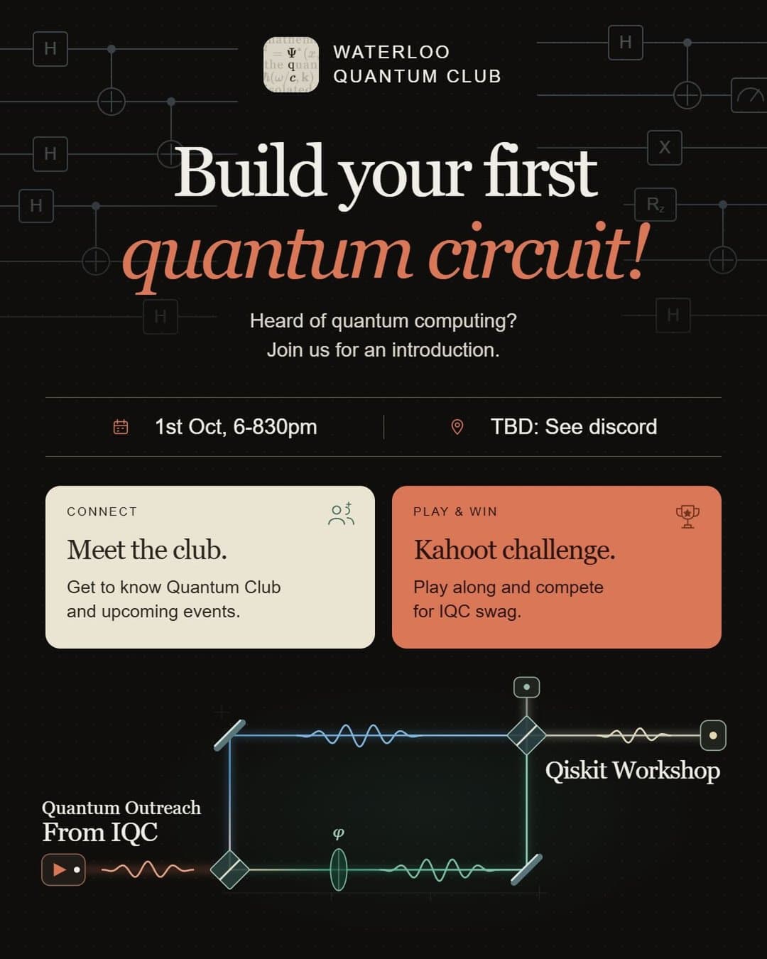 Build your first quantum circuit!