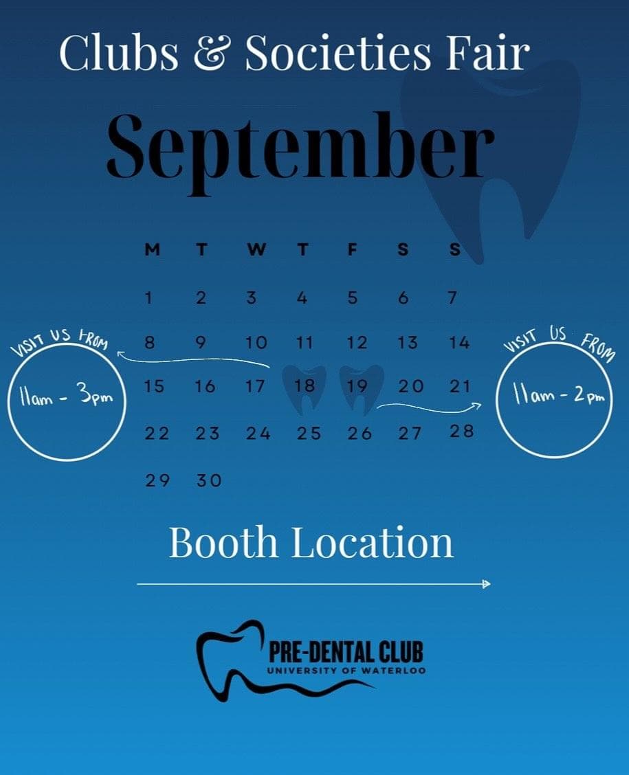 Pre-Dental Club Booth