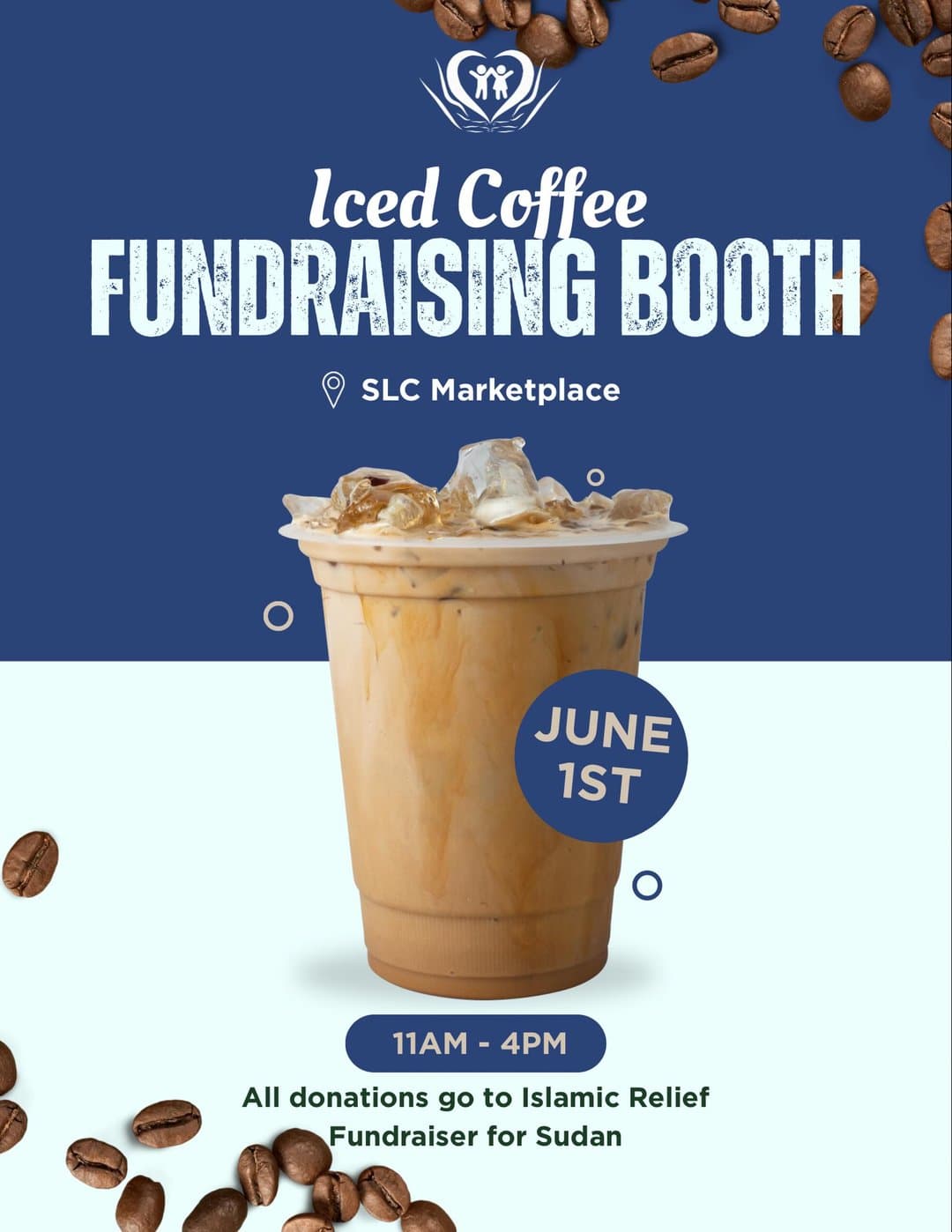 Iced Coffee Fundraising Booth