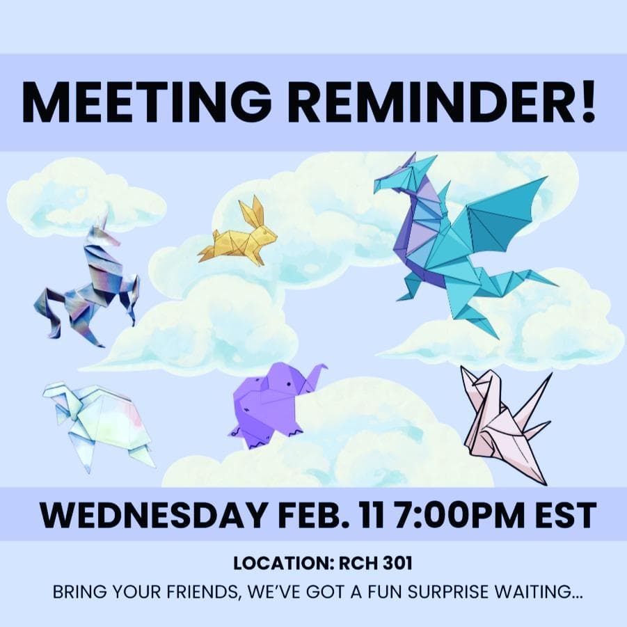 Origami Club Meeting
