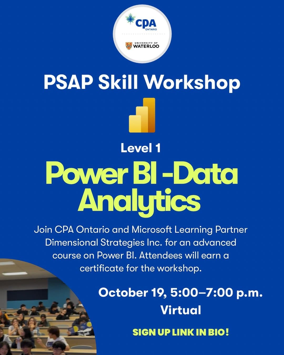 PSAP Skill Workshop: Level 1 Power BI Data Analytics