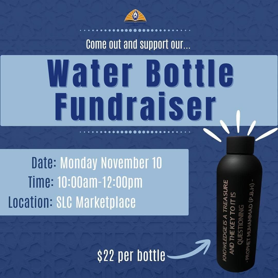 Water Bottle Fundraiser