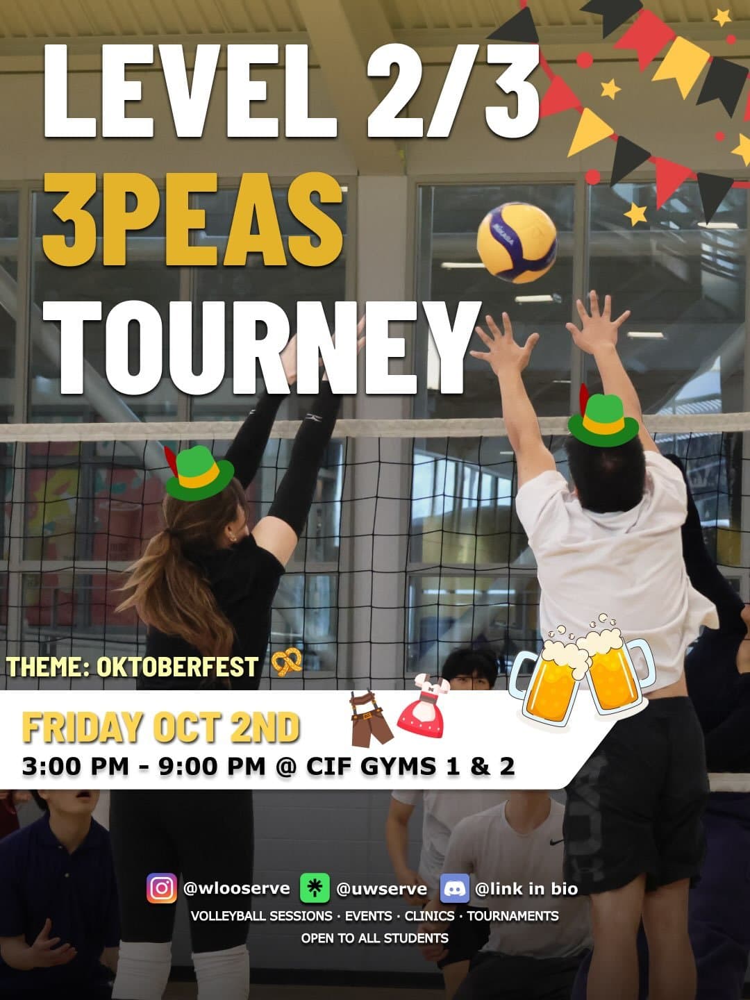 Oktoberfest-Themed 3 Peas Tourney