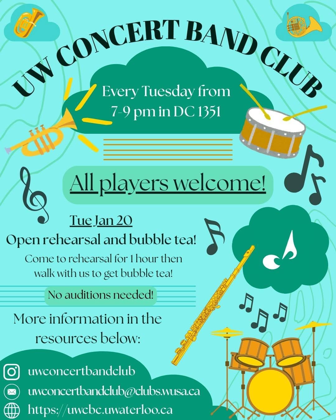UW Concert Band Weekly Rehearsals