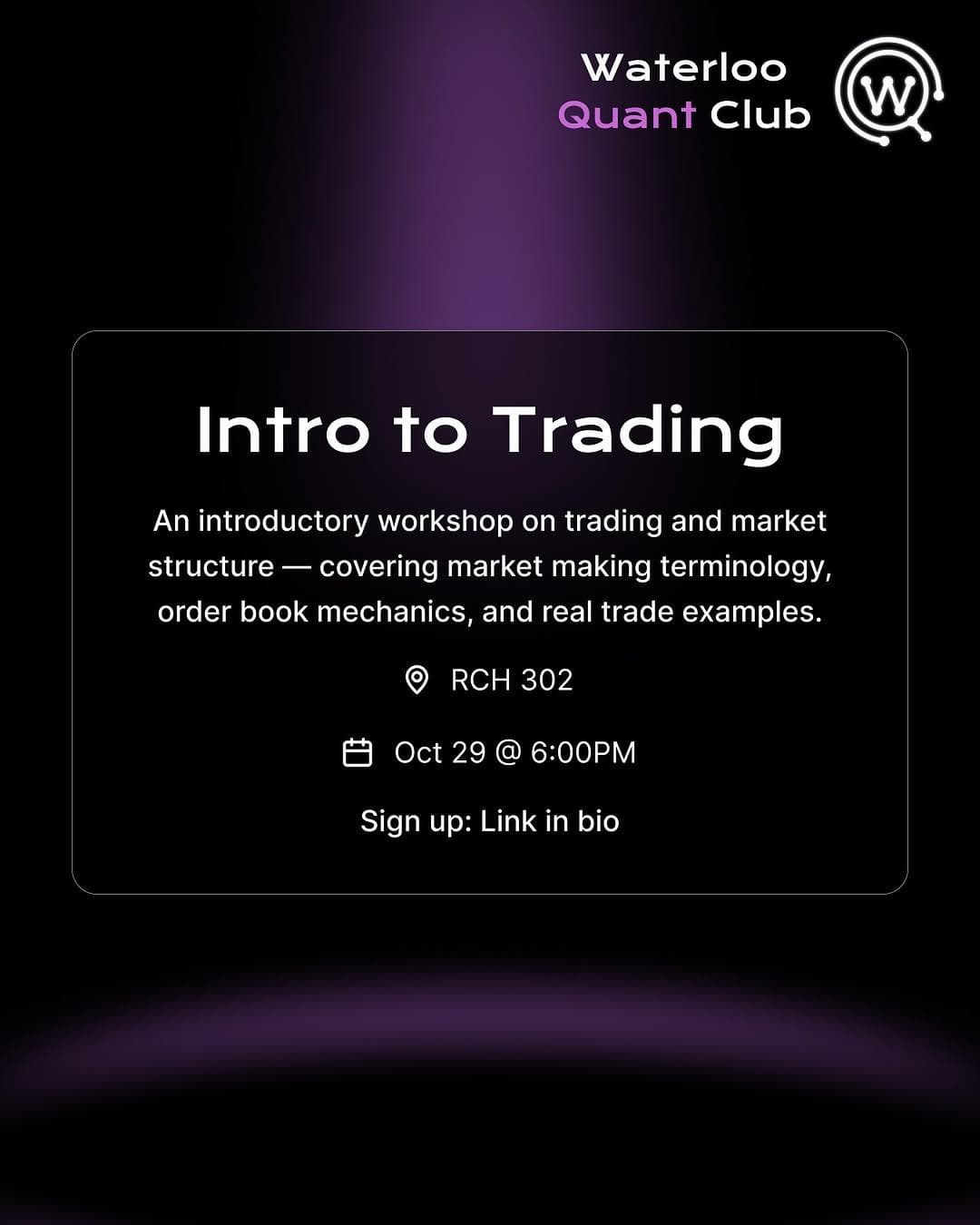 Intro to Trading
