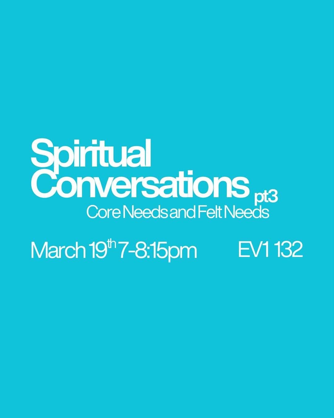 Spiritual Conversations Pt 3
