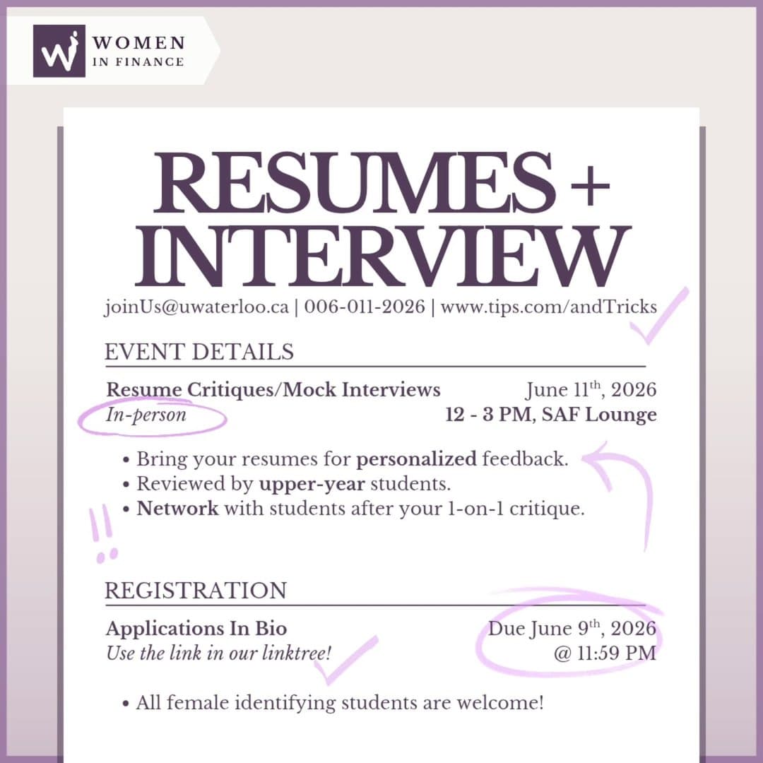 Resume Critiques + Mock Interviews