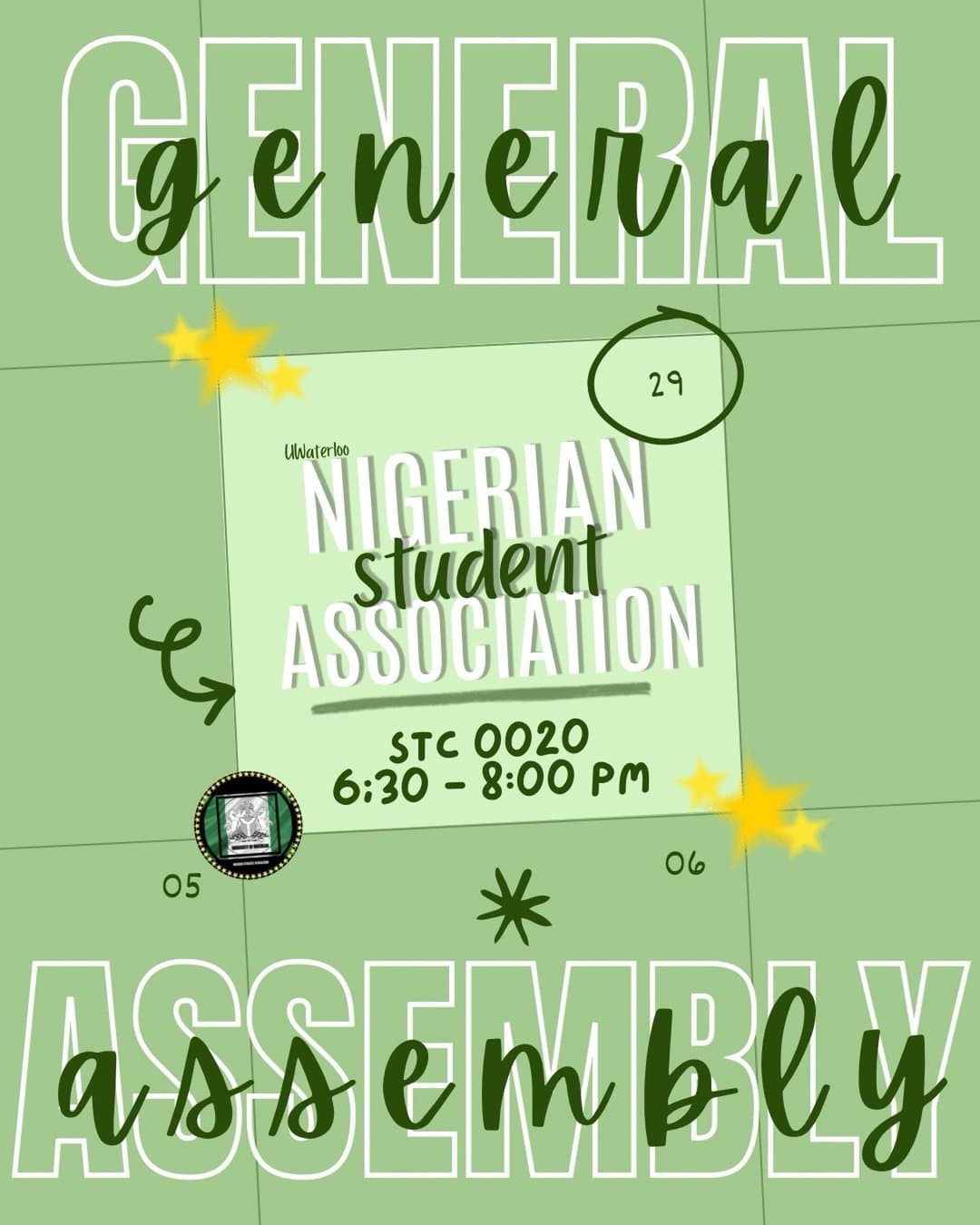 First General Meeting Of The Term