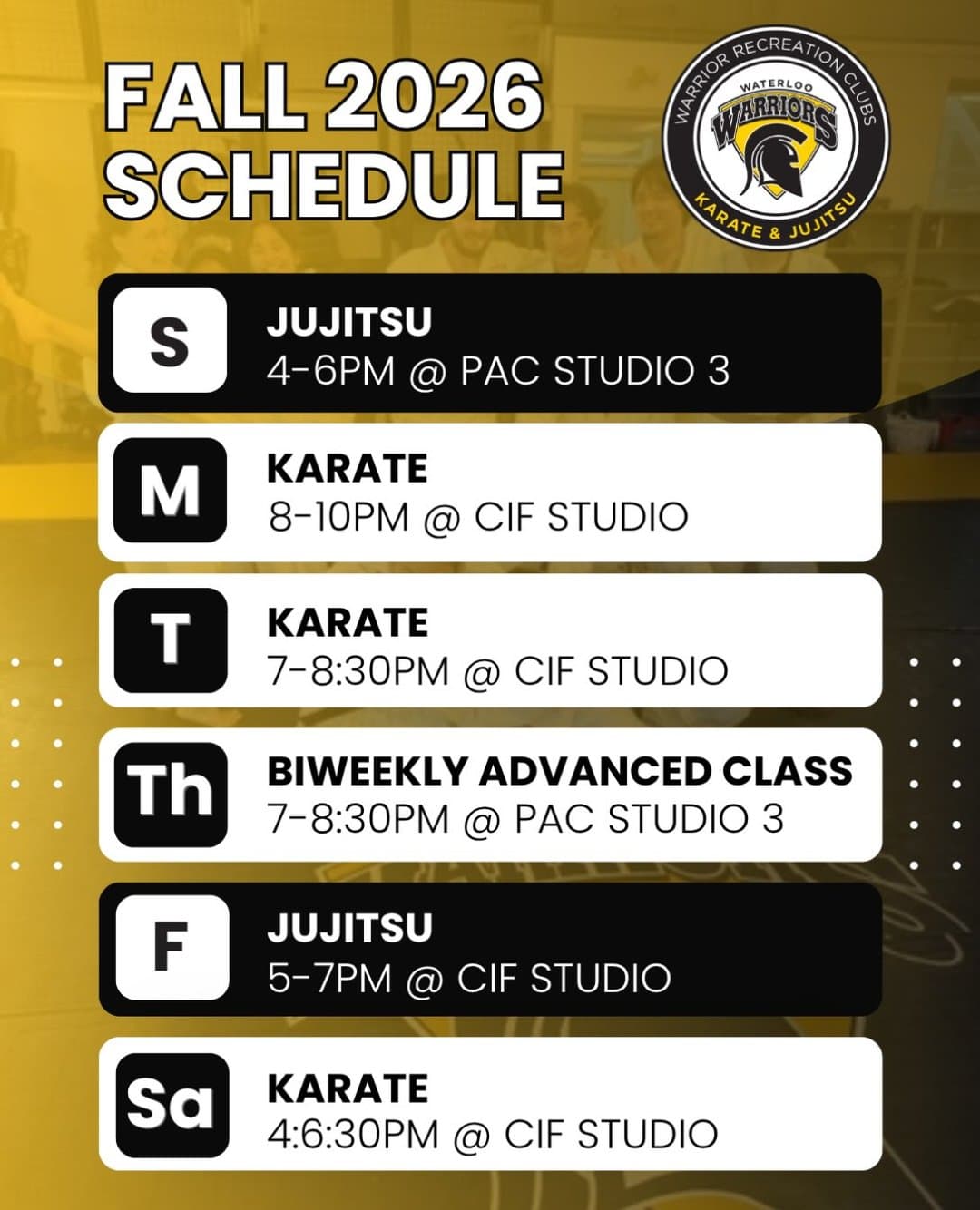 Biweekly Advanced Class