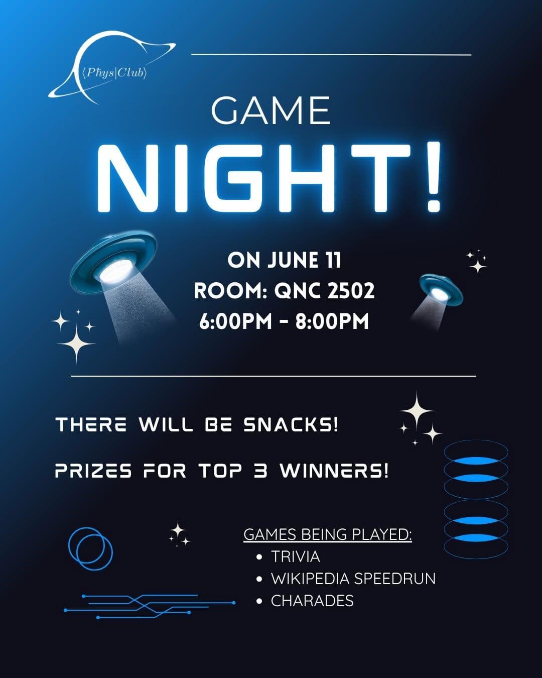 PhysClub Game Night