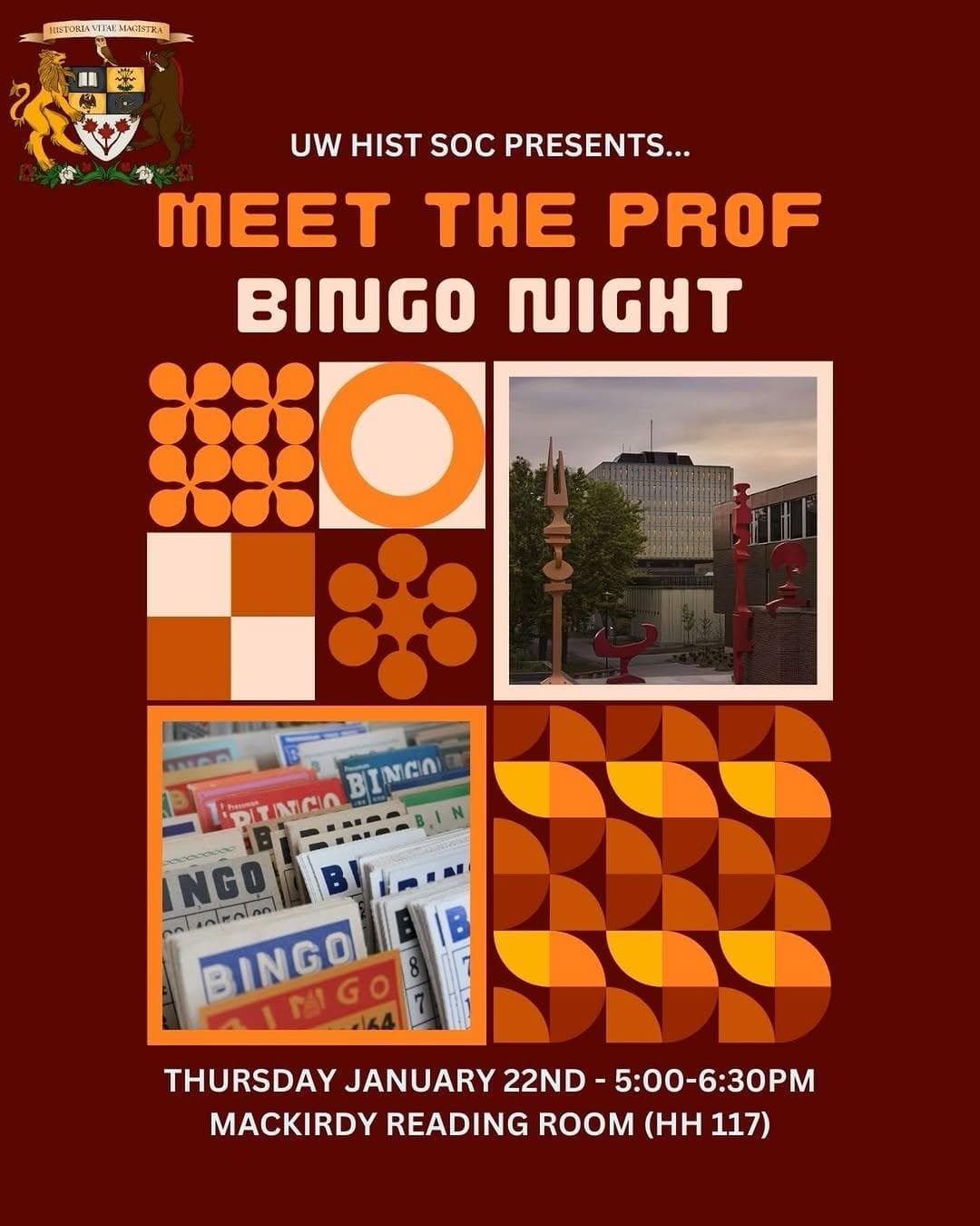 Meet The Prof Bingo Night
