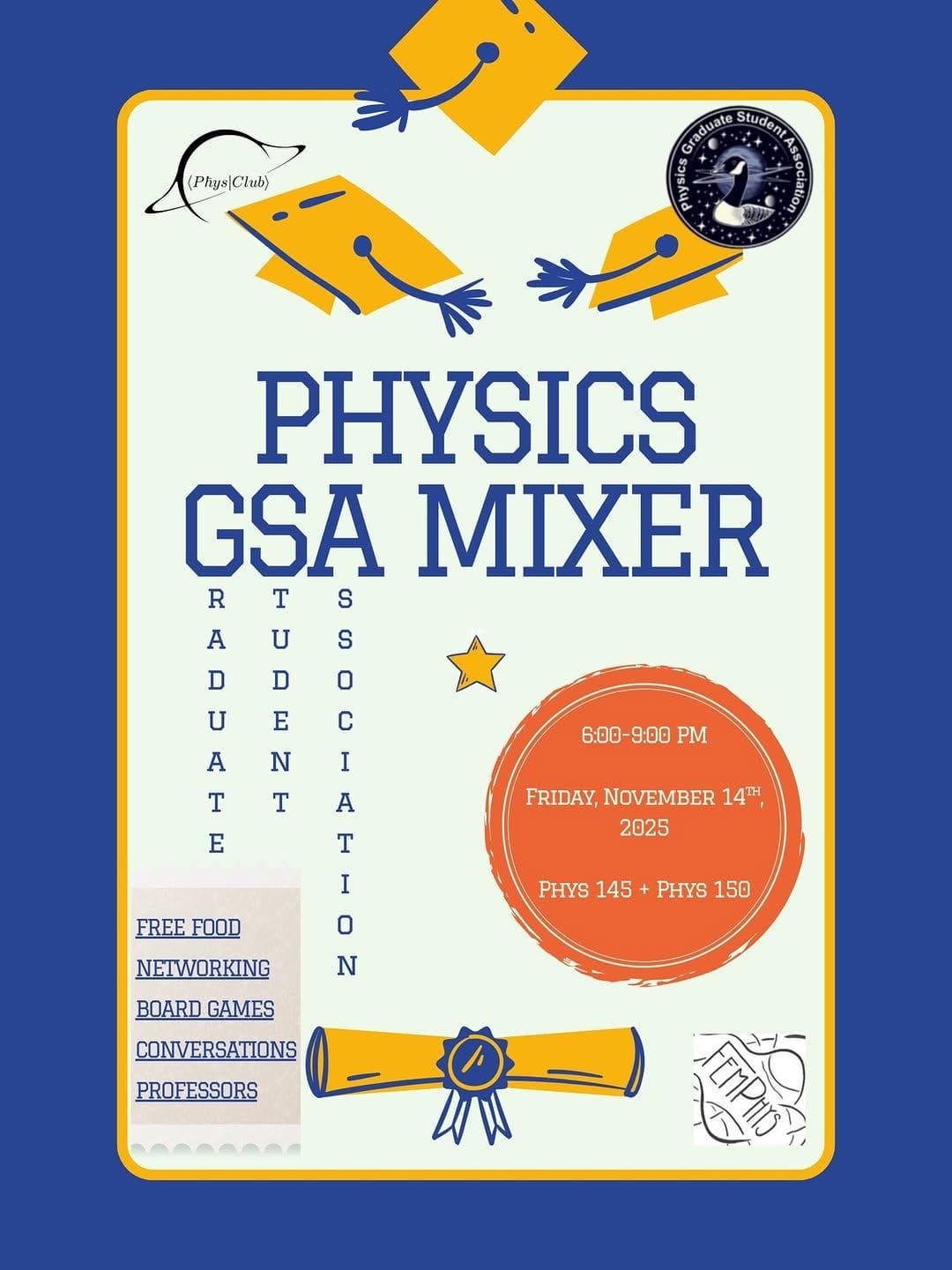 Physics GSA Mixer
